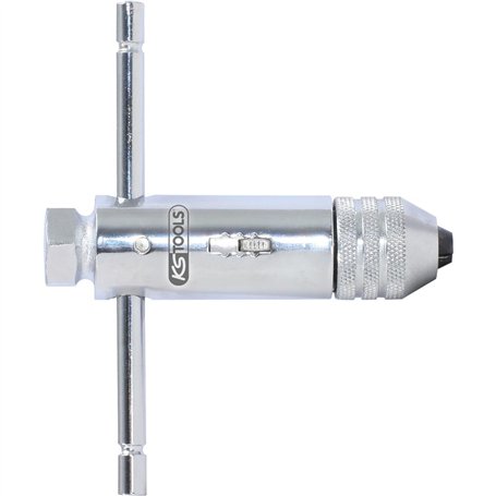 KS TOOLS 331.0665 Porte taraud réversible à cliquet M5-12 Gris