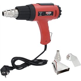 KS TOOLS 960.1190 - Décapeur Thermique 2000W - Pistolet Thermique à Air Chaud - 2 Positions - Réglage de Température par Molette