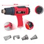 KS TOOLS 960.1190 - Décapeur Thermique 2000W - Pistolet Thermique à Air Chaud - 2 Positions - Réglage de Température par Molette