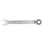 KS TOOLS - 713.2027 - Module 12 clés mixtes à cliquet réversible GEARplus adaptateurs 1/4-3/8-1/2, 16 pièces - 8-19 mm - Mousse 