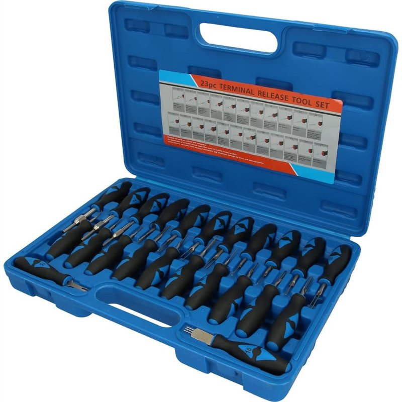 BRILLIANT TOOLS BT511100 Jeu d’extracteurs de cosses pour connecteurs, 23 pcs [Powered by KS TOOLS]