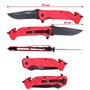 KS Tools 907.2220 Couteau Pliant avec Système de blocage
