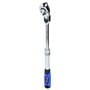 BRILLIANT TOOLS BT022993 Cliquet réversible télescopique 1/2" avec tête flexible [Powered by KS TOOLS]