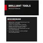 BRILLIANT TOOLS BT160601 Cliquet pneumatique 1/4", 35 Nm [Powered by KS TOOLS]