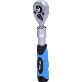 BRILLIANT TOOLS BT020996 Cliquet réversible télescopique 1/4" (150 - 200 mm) [Powered by KS TOOLS]
