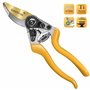 GRÜNTEK Sécateur de Jardin Professionnel Ciseaux Jardinage Forgé. Cisaille Lame franche en Acier et Titane. Coupe Bypass. Poigné