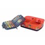 PAW PATROL Boîte à Lunch pour Enfants avec 3 Compartiments - Boîte à Repas en Plastique avec Fermeture à Clip - pour Maternelle,