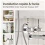 Praknu Kit Douchette WC Complet - Pulverisateur Bidet à Main avec Pomme de Douche pour Toilette, Tuyau - ??????? ?? ???? - 2 Joi