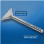 S&R Burin Large à Carreaux SDS-MAX 350x105mm Ciseaux Carrelage Perforateur SDS Max. Made in Germany.