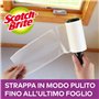 Scotch-Brite Rouleau Anti-Peluches, Brosse Adhésive - 1 Rouleau de 75 Feuilles - Fonctionne Très Bien sur Les Poils d'animaux, L