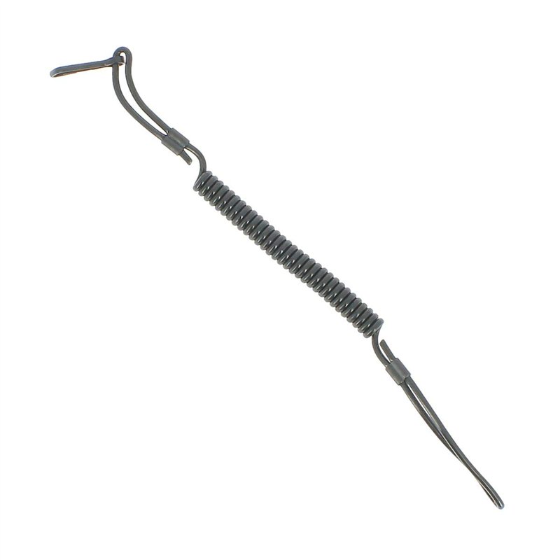 Mil-Tec Courroie de sécurité Câble spiralé - Noir