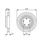 Bosch BD2121 Disques de frein - certification ECE-R90-1 disque unitaire