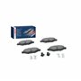 Bosch BP376 - Plaquettes de Frein Avant pour Voiture - Qualité Bosch - Réduction du Bruit et de la Poussière - Certifié ECE-R90