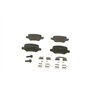 Bosch BP278 - Plaquettes de Frein Arrière pour Voiture - Qualité Bosch - Réduction du Bruit et de la Poussière - Certifié ECE-R9