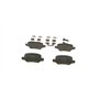 Bosch BP278 - Plaquettes de Frein Arrière pour Voiture - Qualité Bosch - Réduction du Bruit et de la Poussière - Certifié ECE-R9
