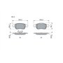 Bosch BP1363 - Plaquettes de Frein Avant pour Voiture - Qualité Bosch - Réduction du Bruit et de la Poussière - Certifié ECE-R90