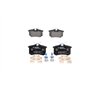 Bosch BP617 Plaquettes de frein - Essieu arrière - certifiées ECE-R90 - 1 jeu de 4 plaquettes, noir