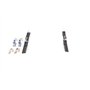 Bosch BP617 Plaquettes de frein - Essieu arrière - certifiées ECE-R90 - 1 jeu de 4 plaquettes, noir