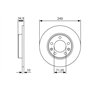 Bosch BD2162 Disques de frein - certification ECE-R90-1 jeu de 2 disques