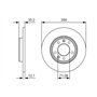 Bosch BD2163 Disques de frein - certification ECE-R90-1 jeu de 2 disques