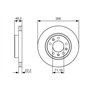 Bosch BD2173 Disques de frein - certification ECE-R90-1 jeu de 2 disques