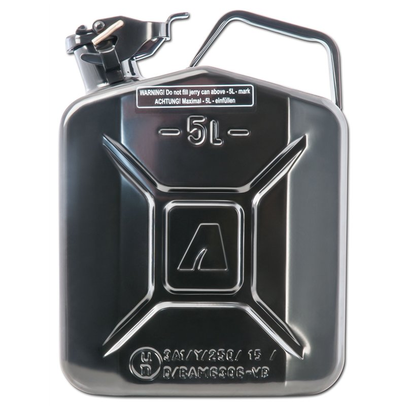 Image secondaire de ARNOLD Bidon à carburant 5 l, noir, en métal Arnold 6011-X1–2000