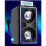 BLAUPUNKT PS 2000 Système Audio Mobile PA avec Batterie et Effets Lumineux – Système Audio Bluetooth avec égaliseur et Radio ave