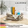 LaLoona – Langes Coton Bébé – Lot de 5 Lange Bebe 70x70 cm – Ultra Doux – Lavables, Certifiés Oeko-Tex – Débarbouillette Moussel