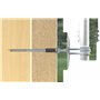fischer - Montage à distance TherMax 10/120 M 10 pour fixation dans l'ITE (isolation thermique par l'extérieur) / Boite de 2
