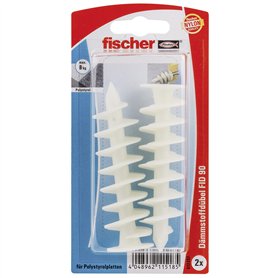 Fischer 512237 Lot de 2 Fixations pour isolants FID 90 K