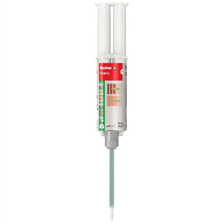 fischer - Cheville Liquide Fill & Fix 25ml / 1 Cartouche + 2 becs mélangeurs + 4 Douilles Treillis + 2 tuyaux de rallonge