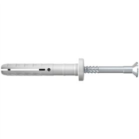fischer - Cheville à frapper NF 6x40/10 mm avec collerette épaisse et clou tête fraisée - Boîte de 200