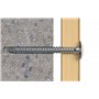 fischer - Vis pour menuiseries extérieures FFSZ 7,5x152 avec tête cylindrique à empreinte T30 - Boîte de 100