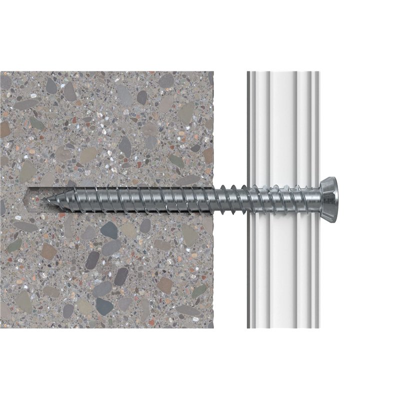 Image secondaire de fischer - Vis pour menuiseries extérieures FFS 7,5x152 avec tête plate à empreinte T30 - Boîte de 100