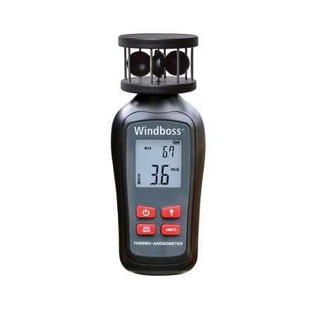 Windboss® Anémomètre avec thermomètre pour le surf