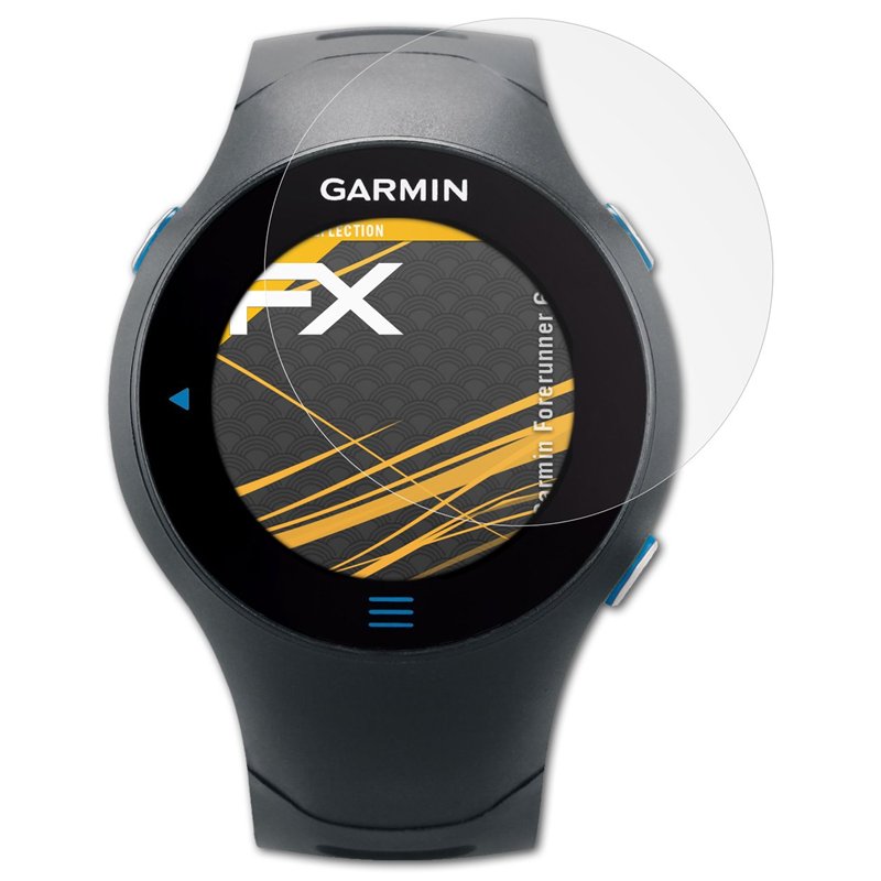 atFoliX Protecteur d'écran compatible avec Garmin Forerunner 610 Film Protection d'écran, antiréfléchissant et absorbant les cho