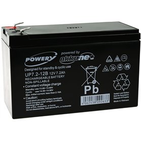 Batterie gel-plomb Powery pour USV APC Back-UPS ES550