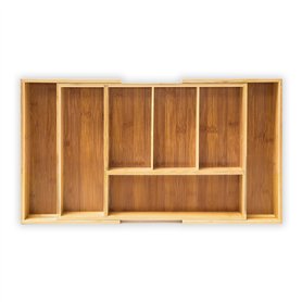 Relaxdays Plateau à couverts extensible HBT 5 x 48