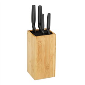 Relaxdays 10028872 Bloc Bambou Non Garni