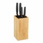 Relaxdays 10028872 Bloc Bambou Non Garni