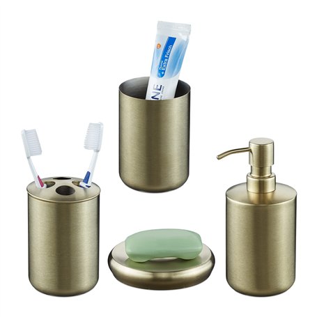 Relaxdays Accessoires de Salle de Bain