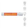 TROTEC Radiant Infrarouge électrique IR 2050 Parasol Chauffage électrique Infrarouge Radiateur Radiant Halogene Mural pour Terra