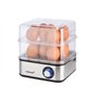 Korona 25303 Mini cuiseur à vapeur et cuiseur à œufs en acier inoxydable | Petit cuiseur à vapeur pour légumes | Cuiseur profess