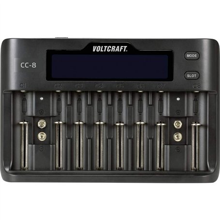 Chargeur de Piles Rondes VOLTCRAFT CC-8 Li-ION