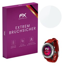 atFoliX Protection Écran Film de verre en plastique compatible avec Garmin Fenix 3/3 HR Verre film protecteur