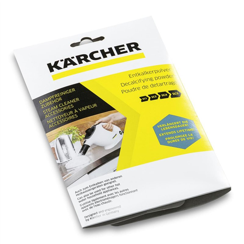 Kärcher Poudre détartrante pour nettoyeurs vapeur (hors SC 3)6 sachets x17g