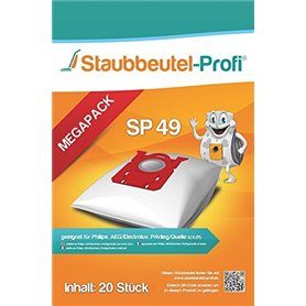 Staubbeutel-Profi® Lot de 20 sacs d'aspirateur pour AEG VX4-1-CB-P Compatible avec Swirl PH86 / E82 / PH96 / VO75