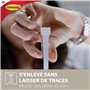 Command Crochet Déco Doré, Petit Modèle, 4 Crochets, 5 Languettes Transparentes - Sans Outils - Pour Accrocher et Décorer Sans A