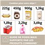 Command Crochet Déco Doré, Petit Modèle, 4 Crochets, 5 Languettes Transparentes - Sans Outils - Pour Accrocher et Décorer Sans A