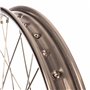 Roue de rayons 1,6 x 19 pouces – Acier Jante en acier + Acier inoxydable rayons, acier inoxydable Moyeu de roue avec jante (orig